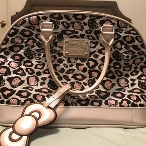 Loungefly Hello Kitty cheetah print bag